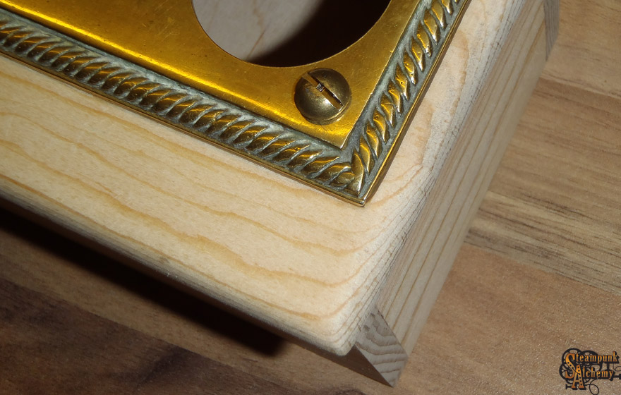 box with brass